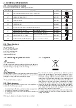 Предварительный просмотр 9 страницы Adveco AGUADENS 210T Instructions For Installation, Use And Maintenance Manual