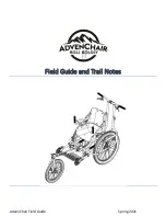 Preview for 1 page of ADVENCHAIR Field Manual And Trail Notes