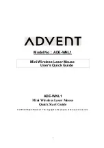 Advent ADE-WNL1 Quick Start Manual preview