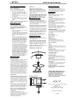 Предварительный просмотр 2 страницы Advent AV-570 Instruction Manual