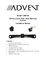 Advent CAM330 Installation Manual preview