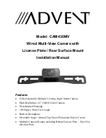 Advent CAM430MV Instruction Manual preview