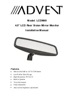 Advent LCDM40 Installation Manual preview