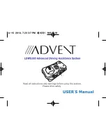 Preview for 1 page of Advent LDWS100 User Manual