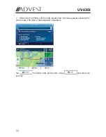 Предварительный просмотр 52 страницы Advent UV630I Operating Instructions Manual