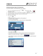Предварительный просмотр 55 страницы Advent UV630I Operating Instructions Manual