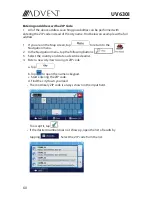 Предварительный просмотр 60 страницы Advent UV630I Operating Instructions Manual