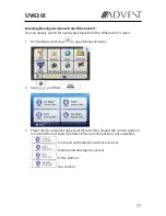 Предварительный просмотр 77 страницы Advent UV630I Operating Instructions Manual