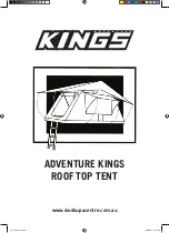 Adventure Kings Roof Top Tent Manual preview