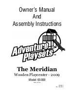 Предварительный просмотр 1 страницы Adventure Playsets The Meridian 65009 Owner'S Manual And Assembly Instructions