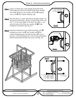 Предварительный просмотр 36 страницы Adventure Playsets The Meridian 65009 Owner'S Manual And Assembly Instructions