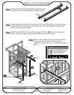 Предварительный просмотр 37 страницы Adventure Playsets The Meridian 65009 Owner'S Manual And Assembly Instructions