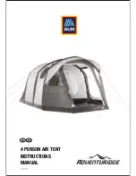 Preview for 1 page of Adventuridge 4 Person Air Tent Instruction Manual