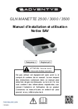 Предварительный просмотр 1 страницы Adventys GLN MANETTE 2500 Operating And Installation Manual