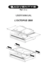 Предварительный просмотр 25 страницы Adventys L'OCTOPUS 3500 User Manual