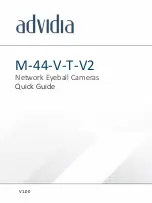 advidia M-44-V-T-V2 Quick Manual предпросмотр