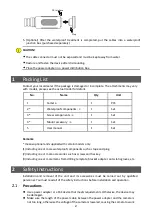 Предварительный просмотр 3 страницы advidia M-49-FW Quick Manual