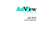 Предварительный просмотр 1 страницы AdView AdView DM10m User Manual