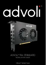 Advoli TB4 Standard Installation Manual preview