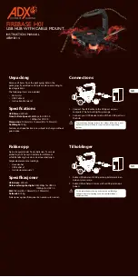 Preview for 1 page of ADX FIREBASE H01 Manual