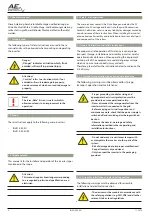 Preview for 4 page of AE Conversion INV315-50EU Assembly And Operating Instructions Manual