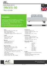 Preview for 15 page of AE Conversion INV315-50EU Assembly And Operating Instructions Manual