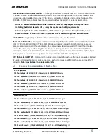 Preview for 5 page of AE Techron 7000-Series Configuration Manual