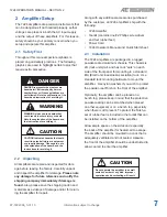 Предварительный просмотр 7 страницы AE Techron 7212 Operator'S Manual