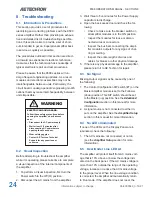 Preview for 24 page of AE Techron 8500 Series Operator'S Manual