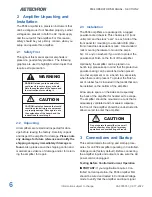 Preview for 6 page of AE Techron 8504 Operator'S Manual