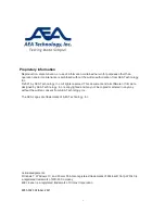 Preview for 2 page of AEA Technology Bravo EX2 Operation Manual