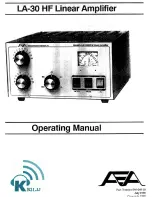 Preview for 1 page of AEA LA-30 Operating Manual