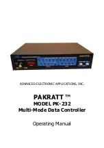 Предварительный просмотр 1 страницы AEA PAKRATT PK-232 Operating Manual