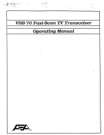 AEA VSB-70 Operating Manual предпросмотр