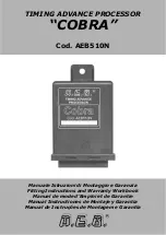 Предварительный просмотр 1 страницы AEB COBRA AEB510N Fitting Instructions And Warranty Workbook