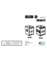 AEB SUB 15D User Manual предпросмотр