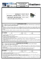 Preview for 6 page of AEC ILLUMINAZIONE GALILEO 1 Mounting And Maintenance Instruction