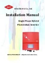 AEC Selfnergy Series Installation Manual предпросмотр