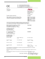 Предварительный просмотр 18 страницы Aeca Stecamat STM 820 Installation And Operating Instructions Manual