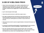 Preview for 8 page of Aeffe KEELCRAB PRO User Manual