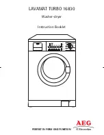 Preview for 1 page of AEG Electrolux 16830 Instruction Booklet