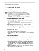 Preview for 4 page of AEG Electrolux 76301K-MN Installation And Operating Instructions Manual