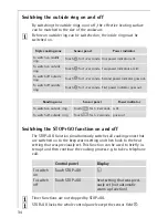 Предварительный просмотр 34 страницы AEG Electrolux 76301K-MN Installation And Operating Instructions Manual