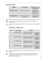 Предварительный просмотр 37 страницы AEG Electrolux 76301K-MN Installation And Operating Instructions Manual