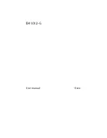 AEG Electrolux B41012-5 User Manual preview