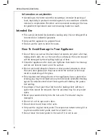 Preview for 6 page of AEG Electrolux COMPETENCE B 8139-5-m User Instructions