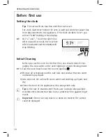 Preview for 10 page of AEG Electrolux COMPETENCE B 8139-5-m User Instructions