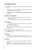 Preview for 36 page of AEG Electrolux COMPETENCE B3150-4 User Information