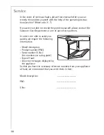 Preview for 58 page of AEG Electrolux COMPETENCE B3150-4 User Information