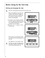 Preview for 10 page of AEG Electrolux COMPETENCE B41012-4 Operating Instructions Manual